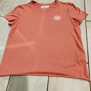 Pink Short sleeved Abercrombie tee shirt